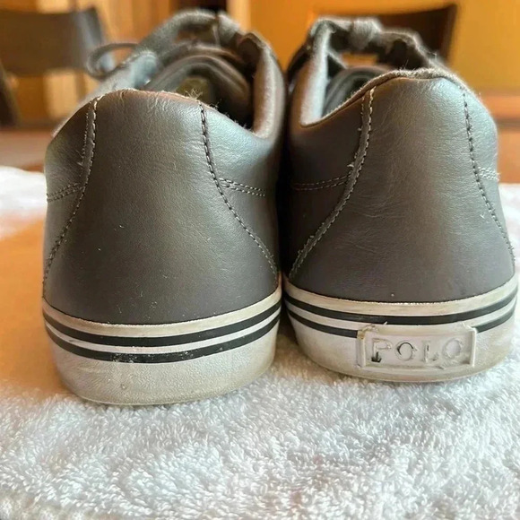 Polo Ralph Lauren grey Men’s low top lace up shoes size 12 - Picture 5 of 8